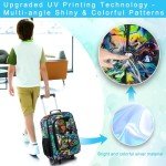 Dinosaur Rolling Luggage for Kids and Toddlers