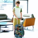 Dinosaur Rolling Luggage for Kids and Toddlers