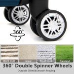 Luminatery 2-Piece Lightweight Hardshell Luggage Set