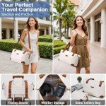 Coolife 3-Piece Lightweight Hard Shell Luggage Set