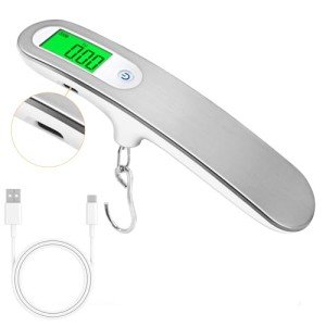 Rechargeable Digital Luggage Scale with Hook