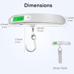 Rechargeable Digital Luggage Scale with Hook