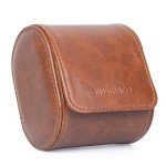 Single Watch Travel Case - PU Leather Holder
