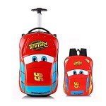 CUSALBOY Cartoon Car Hard Case Travel Luggage