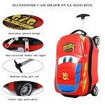CUSALBOY Cartoon Car Hard Case Travel Luggage