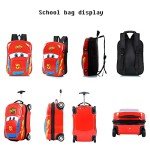 CUSALBOY Cartoon Car Hard Case Travel Luggage