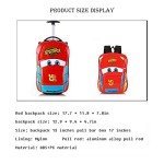 CUSALBOY Cartoon Car Hard Case Travel Luggage