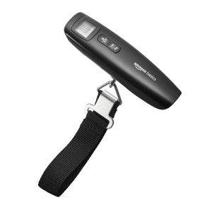 Digital Luggage Scale with Sturdy Strap - Black