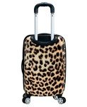 Rockland Safari Leopard 3-Piece Hardside Luggage Set