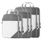 Compression Packing Cubes Set - 6 Piece Gray