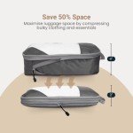 Compression Packing Cubes Set - 6 Piece Gray