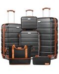 3-Piece Hard Case Luggage Set with Wheels