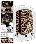 Rockland Safari Leopard 3-Piece Hardside Luggage Set