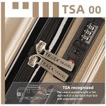 Champagne 4-Piece Expandable Hardshell Luggage Set