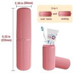 9-Piece Waterproof Packing Cubes Set - Pink