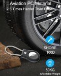 AirTag Keychain Holder with Secure Lock and Cable