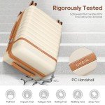 5-Piece UKEIN Hardside Luggage Set with Spinner Wheels
