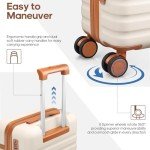 5-Piece UKEIN Hardside Luggage Set with Spinner Wheels