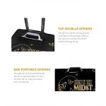 African American Woman Luggage Cover with Zipper