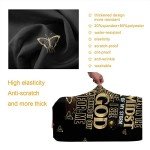 African American Woman Luggage Cover with Zipper