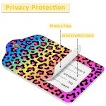 Neon Leopard Print Luggage Tags - 2 Pack