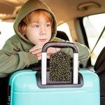 Cute Black Leopard Print Luggage Tags - 2 Pack