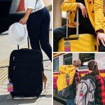 Neon Leopard Print Luggage Tags - 2 Pack