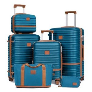 Joyway 3-Piece Hardside Luggage Set with Spinner Wheels