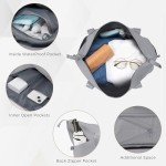 Light Grey 5-Piece Merax Hardshell Luggage Set