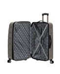 Silver Hardside Expandable Spinner Luggage Set - 3 Pieces
