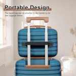 Joyway 3-Piece Hardside Luggage Set with Spinner Wheels