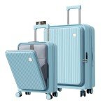 2-Piece Hardside Luggage Set with Charging Port
