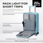 2-Piece Hardside Luggage Set with Charging Port