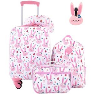 Kids' Bunny 5-Piece Luggage Set by Travelers Club