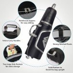 Wheeled Hard Shell Golf Travel Bag for Clubs