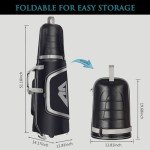 Wheeled Hard Shell Golf Travel Bag for Clubs