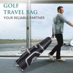 Wheeled Hard Shell Golf Travel Bag for Clubs
