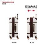 SwissGear 7739 White Hardside Luggage Set, 2-Piece