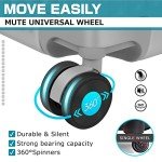 AnyZip 2-Piece Aluminum Frame Luggage Set