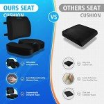 Lumbar Support Cushion with Adjustable Strap