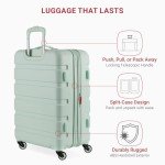 SwissGear 7366 Expandable Hardside Luggage - Aqua