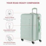 SwissGear 7366 Expandable Hardside Luggage - Aqua