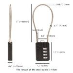 SEPOX® 12-Piece Travel Lock Set - Black