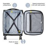 Expandable 4-Piece Softside Luggage Set, Green