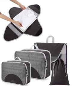 BAGSMART Lightweight Travel Packing Cubes Set