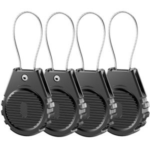 Airtag Keychain Holder 4 Pack - Waterproof Case