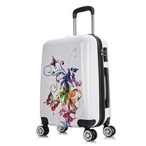 InUSA Fusion Print 20-Inch Spinner Luggage