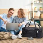 HOLYLUCK Foldable Duffel Bag for Travel & Gym