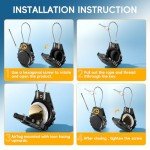 Airtag Keychain Holder 4 Pack - Waterproof Case