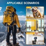 Airtag Keychain Holder 4 Pack - Waterproof Case